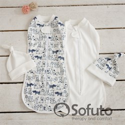 Комплект пеленок Sofuto Swaddler dogs