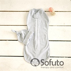 Пеленка на молнии Sofuto Swaddler Gray