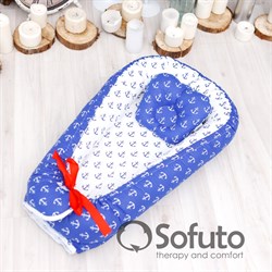 Кокон-гнездышко Sofuto Babynest Sailor