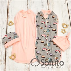 Комплект пеленок утепленный Sofuto Swaddler Space cats