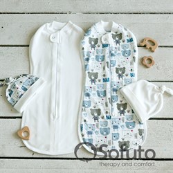 Комплект пеленок Sofuto Swaddler Teddy