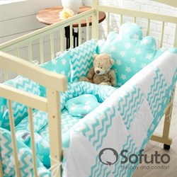 Комплект бортиков Sofuto Babyroom BCL-SCL-S8 Aqua