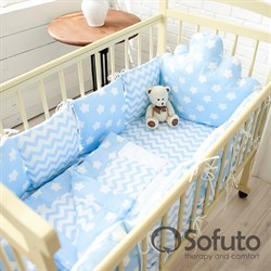 Комплект бортиков Sofuto Babyroom BCL-SCL-S8 Blue sky