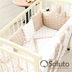 Комплект бортиков Sofuto Babyroom BCL-SCL-S8 Latte