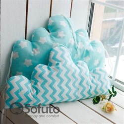 Бортик Sofuto Babyroom Cloud big Aqua