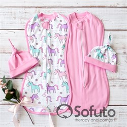 Комплект пеленок Sofuto Swaddler unicorn