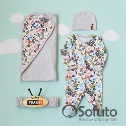 Комплект на выписку летний (4 предмета) Sofuto baby Cosmos