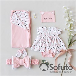Комплект на выписку жаркое лето (5 предметов) Sofuto baby Valvina