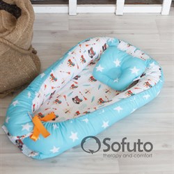 Кокон-гнездышко Sofuto Babynest Indians