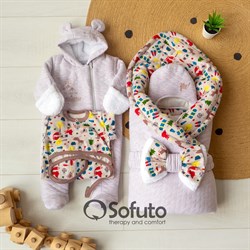 Комплект на выписку холодная зима (6 предметов) Sofuto baby animal travel
