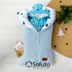 Конверт-трансформер вязаный на молнии Sofuto Knite Origami
