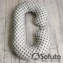 Чехол на подушку Sofuto CСompact Polka dot gray Чехол на подушку Sofuto CСompact Polka dot gray