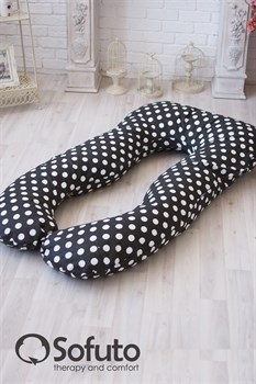 Подушка для беременных Sofuto UAnatomic Polka dot black Подушка для беременных Sofuto UAnatomic Polka dot black
