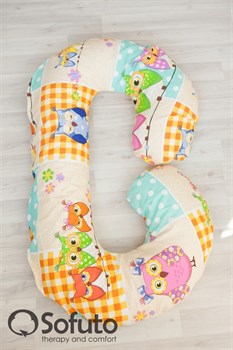 Чехол на подушку для беременных Sofuto CСompact Patchwork Owl Чехол на подушку для беременных Sofuto CСompact Patchwork Owl