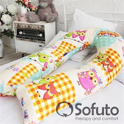 Чехол на подушку для беременных Sofuto UComfot Patchwork Owl Чехол на подушку для беременных Sofuto UComfot Patchwork Owl