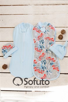 Комплект пеленок утепленный Sofuto Swaddler Berry