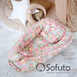 Кокон-гнездышко Sofuto Babynest rococo