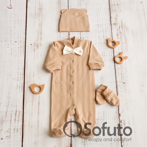 Комплект 3 предмета Sofuto baby Latte boy - фото 10086