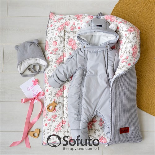 Конверт-трансформер зимний вязаный на молнии Sofuto Knite Vintage ...