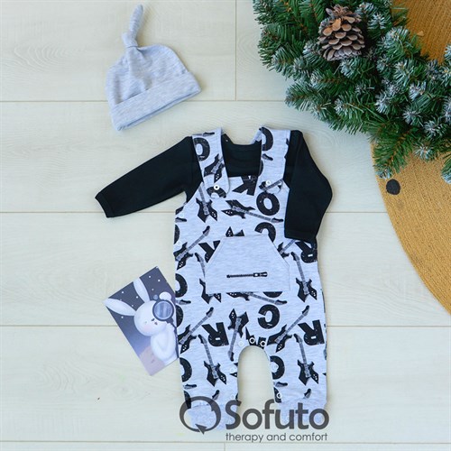 Комплект одежды 3 предмета Sofuto baby Rock - фото 12385
