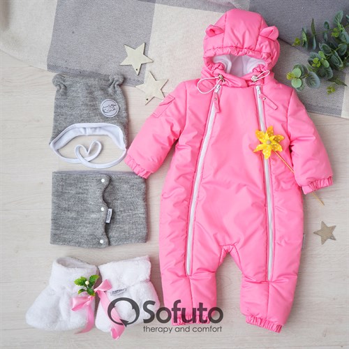 Комбинезон демисезонный Sofuto outwear toddler Pink