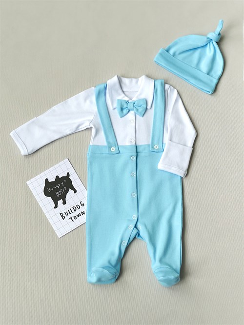 Комплект одежды первого слоя Sofuto baby Mister light blue