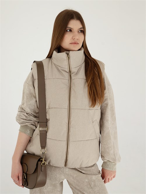 Жилет женский Doker beige ITSDCKJCK002