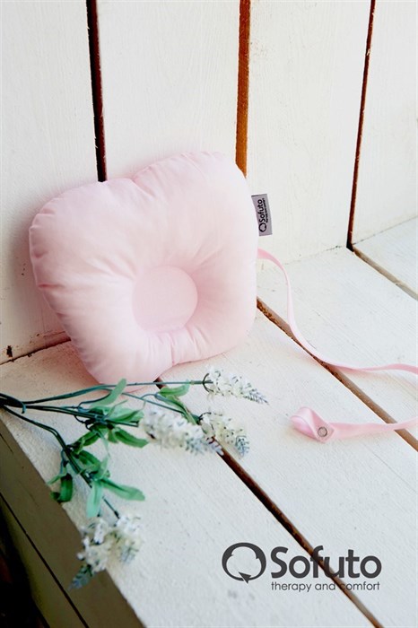 Подушка для новорожденного Sofuto Baby pillow Praline rose - фото 5324