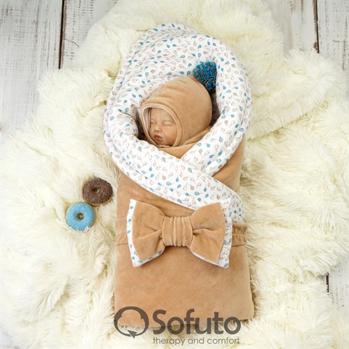 Комплект на выписку демисезонный (6 предметов) Sofuto baby Balloons - фото 9692