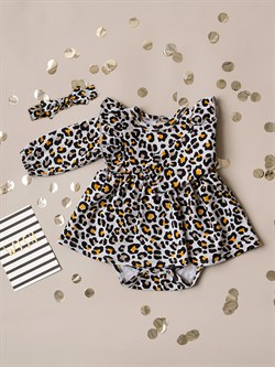 Боди-платье Leopard