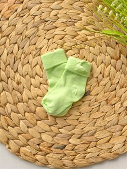 Носочки для новорождённых Light Green Rabbit