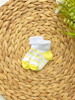 Носочки для новорождённых в полосочку Yellow