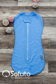 Пеленка на молнии Sofuto Swaddler blue 11187