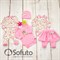 Комплект одежды 5 предметов Sofuto baby Flowers - фото 10020