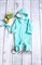 Комбинезон велюровый на кнопках Sofuto baby Mint S2300
