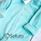 Комбинезон велюровый на кнопках Sofuto baby Mint S2300