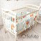Комплект бортиков + стеганое одеяло Sofuto Babyroom Cute fox S2523
