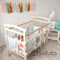 Комплект бортиков + стеганое одеяло Sofuto Babyroom Cute fox S2523
