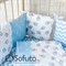 Комплект бортиков + стеганое одеяло Sofuto Babyroom Ice cream blue 2525 - фото 10729 Комплект бортиков + стеганое одеяло Sofuto Babyroom Ice cream blue 2525 - фото 10729