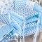 Комплект бортиков + стеганое одеяло Sofuto Babyroom Ice cream blue 2525 - фото 10730 Комплект бортиков + стеганое одеяло Sofuto Babyroom Ice cream blue 2525 - фото 10730