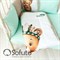 Комплект бортиков + стеганое одеяло Sofuto Babyroom cute Indians S2543