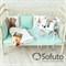 Комплект бортиков + стеганое одеяло Sofuto Babyroom cute Indians S2543