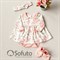 Комплект из боди-платья  с аксессуарами Sofuto baby Vintage poudre - фото 10912