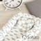 Кокон-гнездышко Sofuto Babynest Clouds silver 10585
