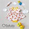 Комплект из боди-платья с аксессуарами Sofuto baby Rainbow party S2561