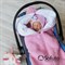 Конверт для автокресла вязаный Sofuto Knite pink