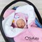 Конверт для автокресла вязаный Sofuto Knite pink