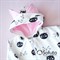 Комбинезон футер на молнии Sofuto baby Kitty kat