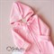 Комбинезон велюровый на кнопках Sofuto baby Rose simple