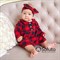 Боди детское с юбочкой Sofuto baby Red check